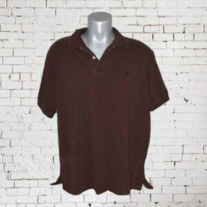 Vintage Polo by Ralph Lauren Brown Short Sleeve Polo Shirt